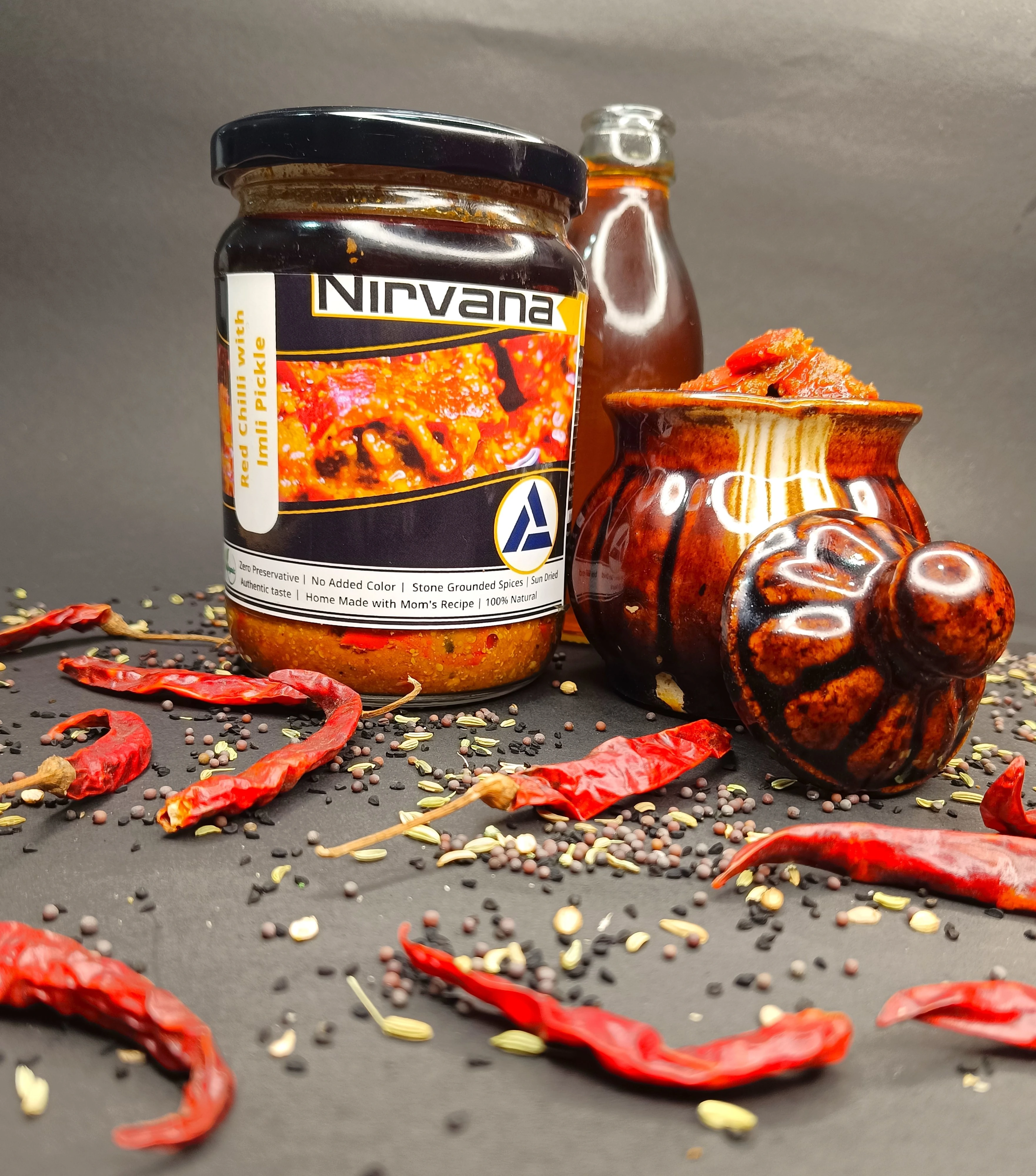 Red Chili with Tamarind Pickle